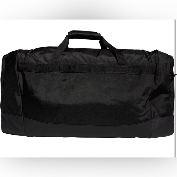 NWT Mens adidas Black Defender 4.0 Duffel Durable LARGE Athletic Gym Travel Bag - Picture 6 of 14